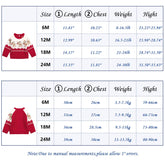 Lesmart Baby Christmas Sweater Reindeer Outfit